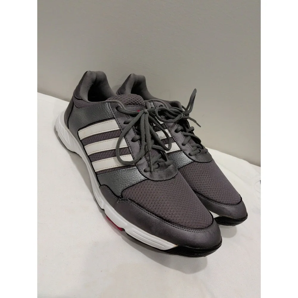 Adidas Tech Response 4.0 Mens Size 14 Golf Sneakers Cleats Gray White F33551